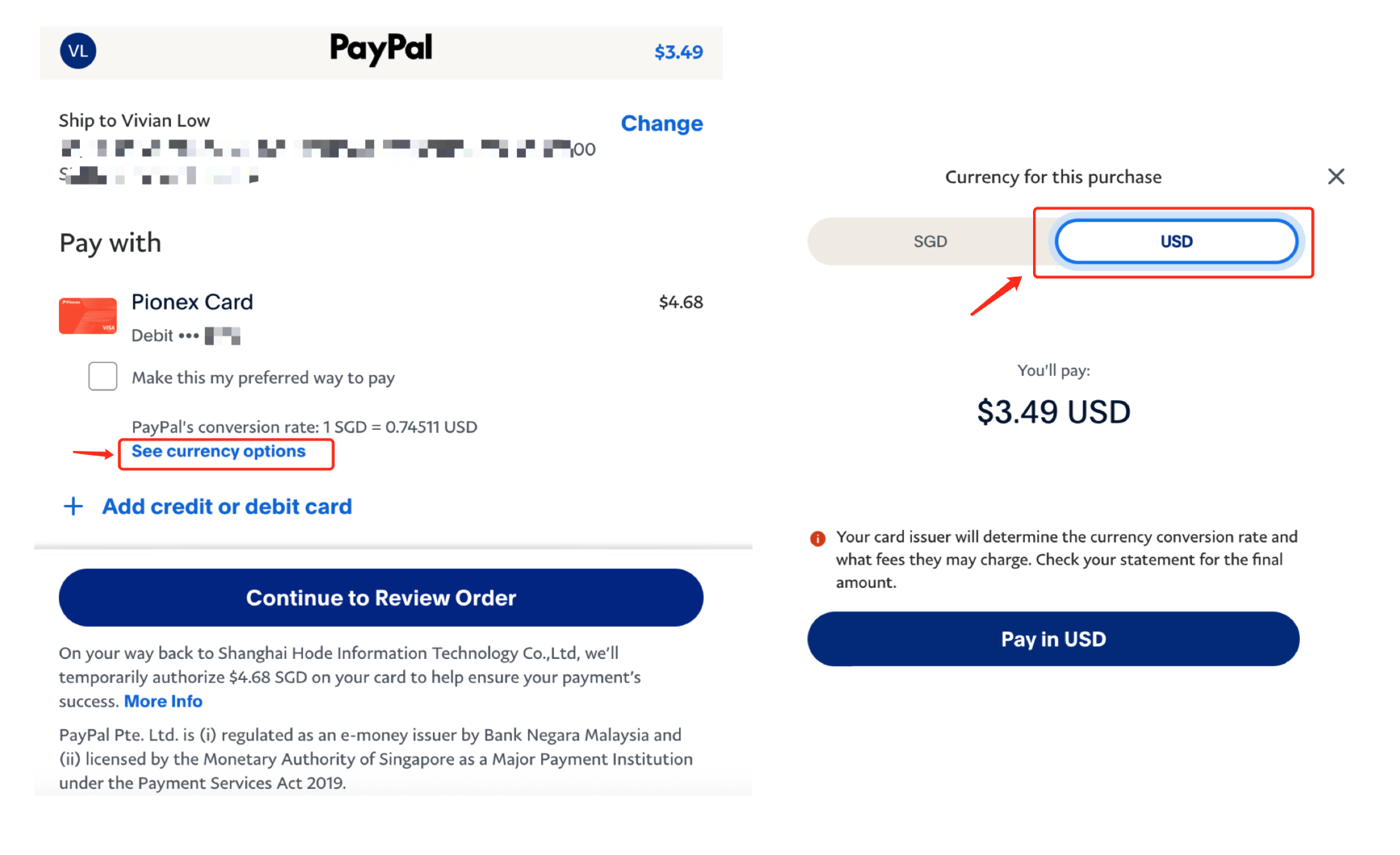 Why is my payment shown in SGD when using PayPal? – Pionex Help Center